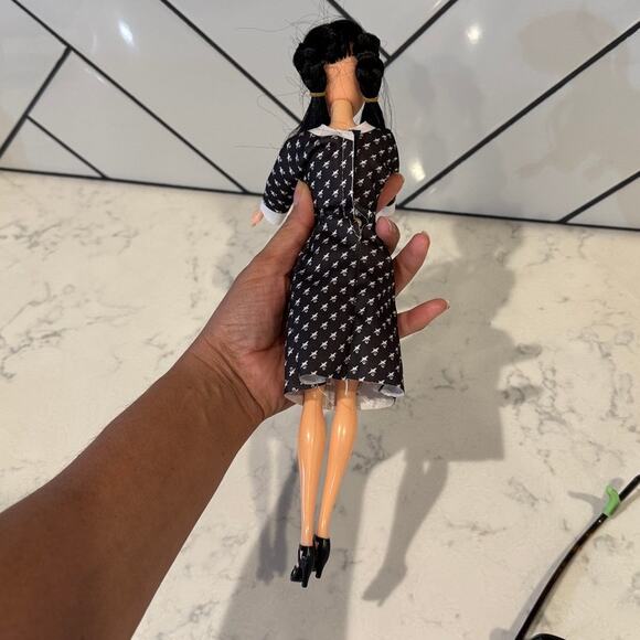 Wednesday Addams Doll 11.5” goth dark academia add to collection trinket shelf - Picture 5 of 5